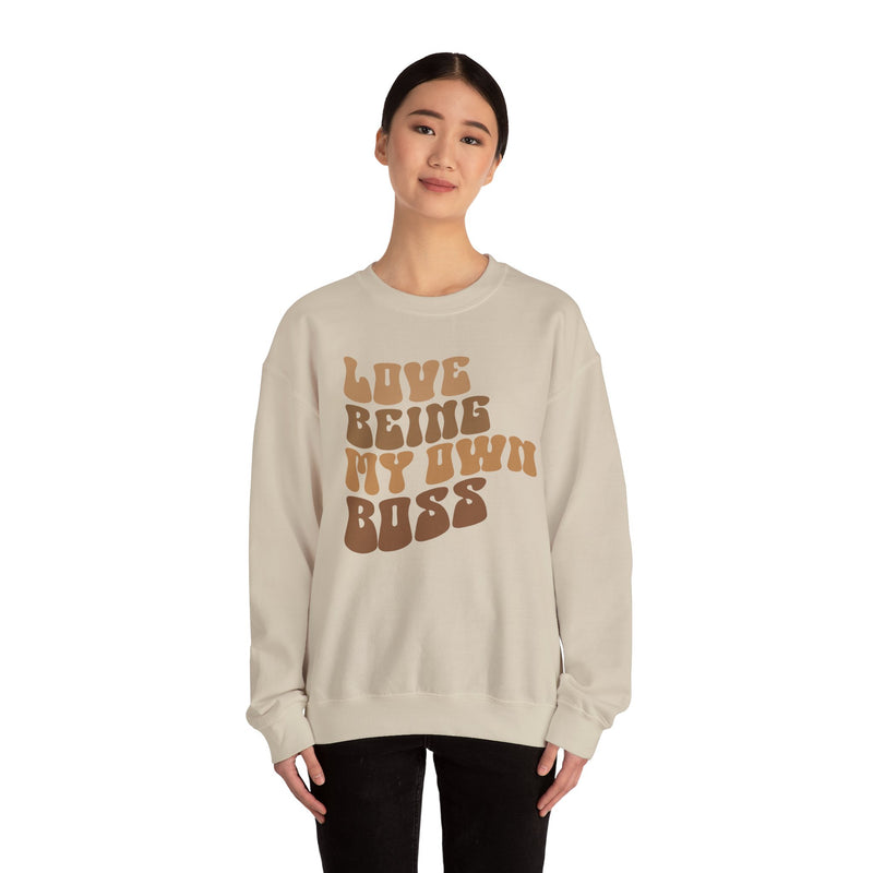 Own Boss Unisex Heavy Blend™ Crewneck Sweatshirt