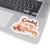 Sticker Bundle: Crochet Addict Fun Phrase Kiss-Cut Stickers