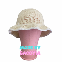 Handmade X Stitch Crochet Bucket Hat