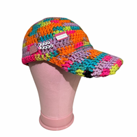 Crochet Covered Baseball Cap