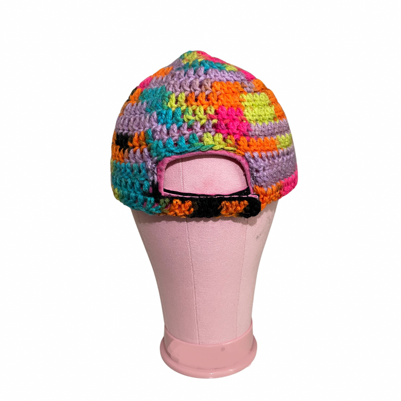 Crochet Covered Baseball Cap