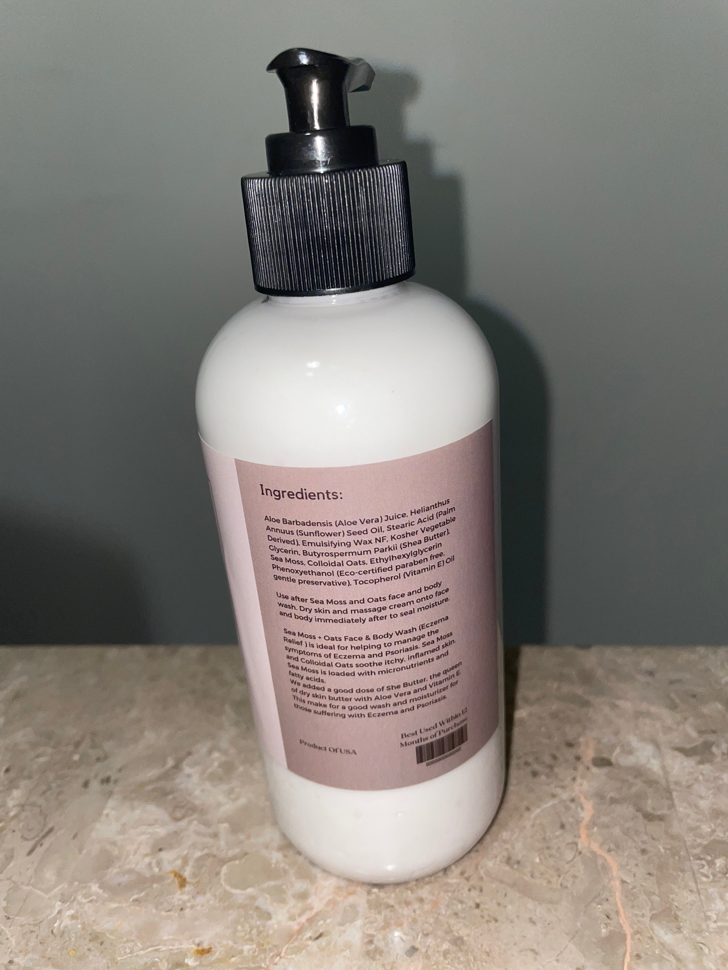Sea Moss & Oats Face and Body Cream
